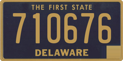 DE license plate 710676