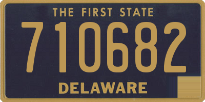 DE license plate 710682