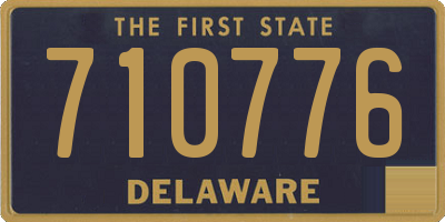 DE license plate 710776
