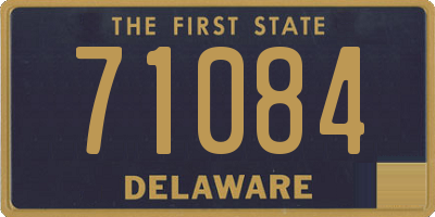 DE license plate 71084