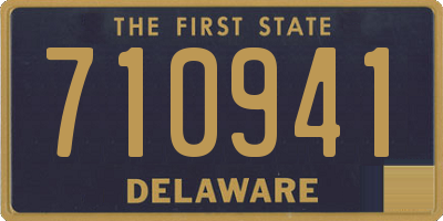 DE license plate 710941