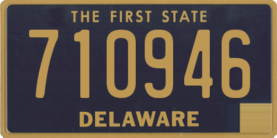 DE license plate 710946