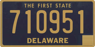DE license plate 710951