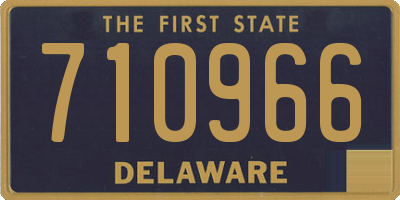 DE license plate 710966