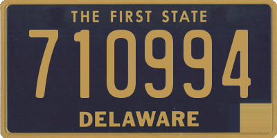 DE license plate 710994