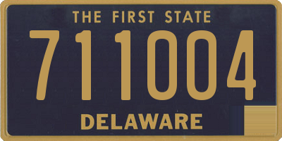 DE license plate 711004