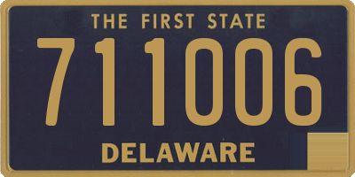 DE license plate 711006