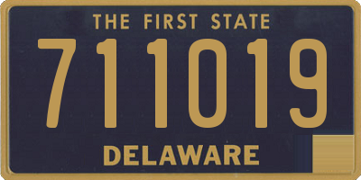 DE license plate 711019