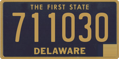 DE license plate 711030
