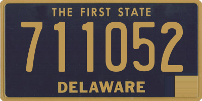 DE license plate 711052