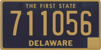 DE license plate 711056