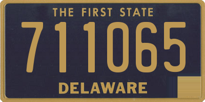 DE license plate 711065