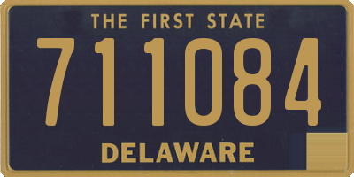 DE license plate 711084