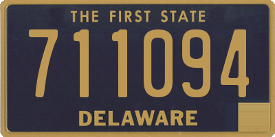 DE license plate 711094