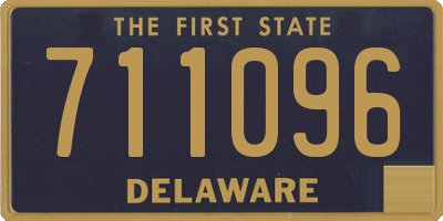 DE license plate 711096