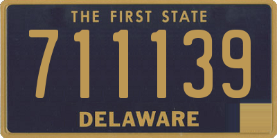 DE license plate 711139