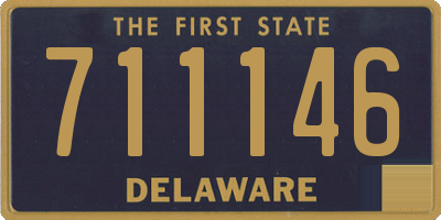 DE license plate 711146
