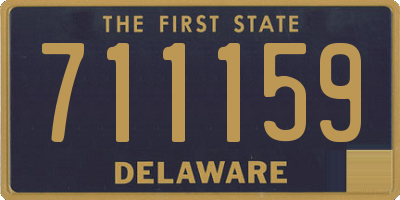 DE license plate 711159