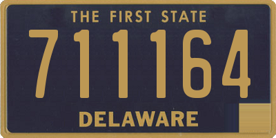 DE license plate 711164
