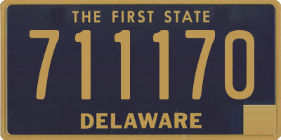 DE license plate 711170