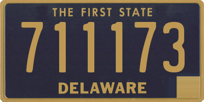 DE license plate 711173
