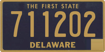 DE license plate 711202
