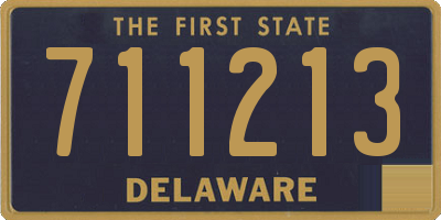 DE license plate 711213