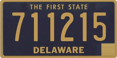 DE license plate 711215