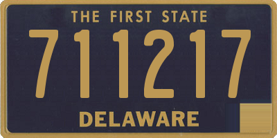 DE license plate 711217