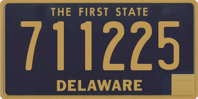 DE license plate 711225