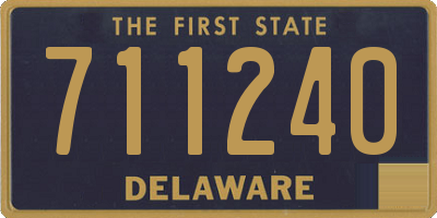 DE license plate 711240