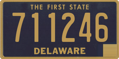 DE license plate 711246