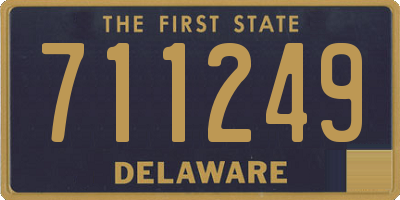 DE license plate 711249