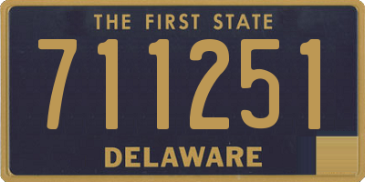 DE license plate 711251