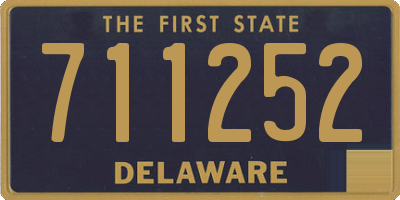 DE license plate 711252