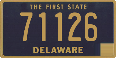 DE license plate 71126