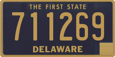 DE license plate 711269