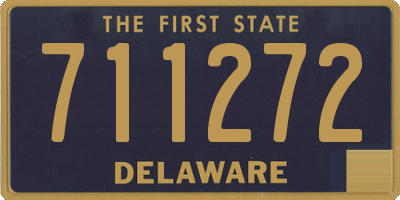 DE license plate 711272