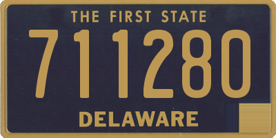 DE license plate 711280