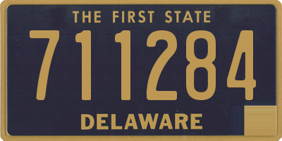 DE license plate 711284