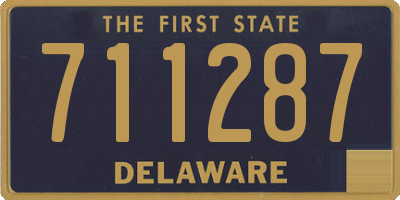 DE license plate 711287
