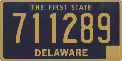 DE license plate 711289