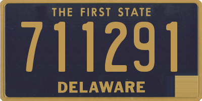 DE license plate 711291