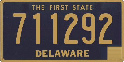 DE license plate 711292