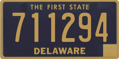 DE license plate 711294