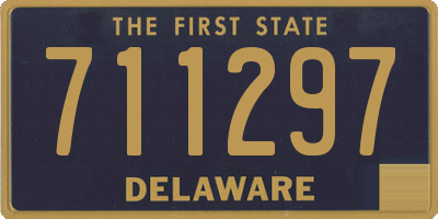 DE license plate 711297