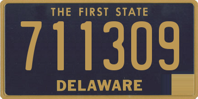 DE license plate 711309