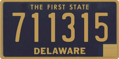DE license plate 711315