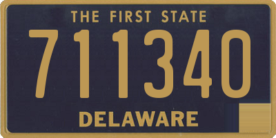 DE license plate 711340