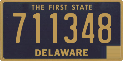DE license plate 711348